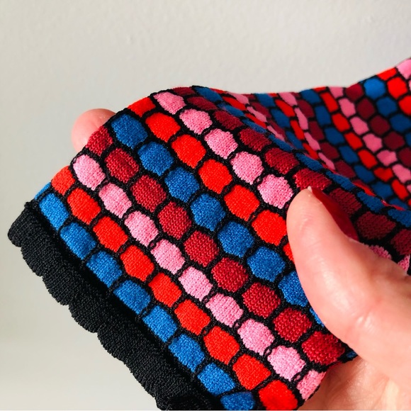 🟡2/30$ | Zara | Crop Fine Knit Multicoloured top - Picture 2 of 11